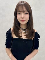 アッシュ 新杉田店(Ash)&nbsp;新杉田レイヤーカット韓国ダブルカラー顔周り前髪カットボブ