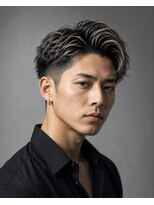 ノラ ギンザ(NORA GINZA)&nbsp;アップバングショートセンターパートツーブロックハイライト30代