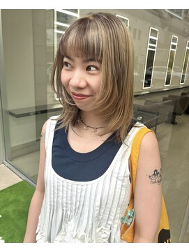 ブラウン(Brown) デザインカラー×レイヤースタイル