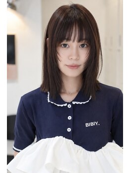 ローレンジウ(LOREN JU)の写真/毛先まで艶×柔らかな質感に*綺麗に伸ばしたい方にも◎[髪質改善/名駅/顔周り/レイヤーカット/ボブ/韓国]