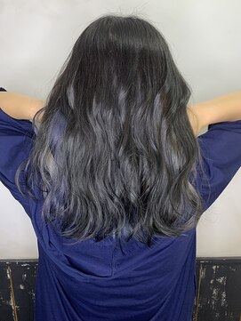 オースト ヘアー ステラ 新宿店(Aust hair Stella) モノトーングレージュ×インナーラベンダー