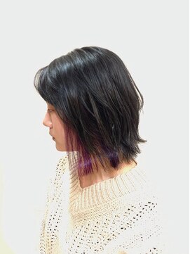ブロッサム 保谷(Blossom) 【保谷 美容室 インナーカラー】インナーヴァイオレット