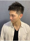 ショート×毛束ヘア【理容室】〈床屋/美容室/立川〉