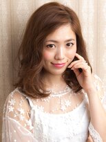 ノブヘアーデザイン 伊勢佐木町店(NOB hairdesign) 〈NOB伊勢佐木町店〉かき上げバング顔回りレイヤーカット