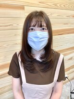 ヘアーメンテナンス ラーフ(LAUGH)&nbsp;小顔レイヤースタイル