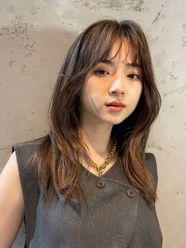 ノラ ヘアーサロン(NORA HAIR SALON) 2wayバング　韓国風くびれヘア