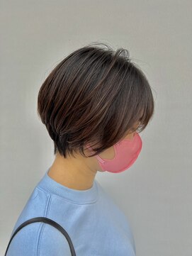 アッシュ 豊田店(Ash) 横顔美人ショート×ココアブラウン