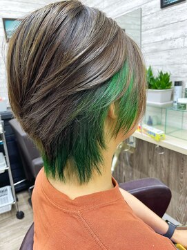 スタイリツシュスペースリズ STYLISH SPACE LIZ ショートイヤリングインナーカラー