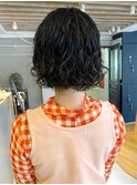 ボブパーマ_チョコレートプリカール大人ガーリー_ba420071