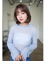アンジェリカ 尼崎店(ANGELICA) 大人かわいい　チョコレートブラウン　ボブ