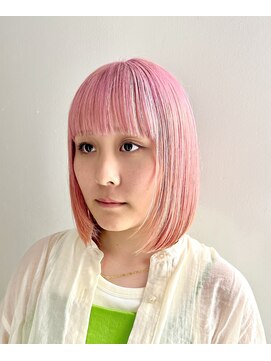 クク(QUQU) ペールピンクボブ