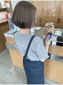 白髪ぼかしナチュラルベージュ○