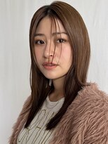 トリッカ 代官山(tricca)&nbsp;シースルバング/レイヤー/ベージュ