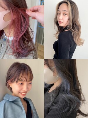 Violet発★6つのカラーから旬な髪色が必ず見つかる！韓国風カラーやこの春おすすめの透明感カラーも充実◎