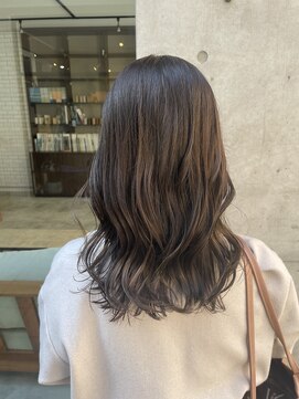 リンクル 自由が丘(lincle) ミディアム×グレージュカラー【髪質改善】【自由が丘】