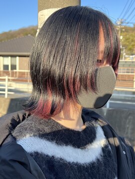 ヘアショップ ホップエム(HAIR SHOP HOP M) ボブウルフ/ウルフカット/ウルフ女子