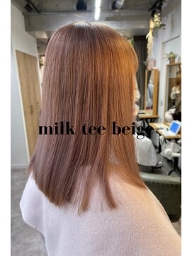 シャルムバイケンジ(Charm.by KENJE) 【ミルクティー】銀座/似合わせカット/カラー/トリートメント