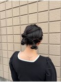 大人可愛いヘアアレンジ韓国風アップスタイル