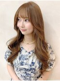 山村/韓国ヘア/巻き髪風パーマ/くびれヘア/巻き髪パーマ/銀座
