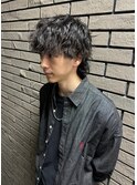 men's perm【ウルフ×波巻きツイスパ】