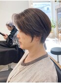 ☆ショートイメチェン前髪こなれミディアンブレラカラー［船橋]