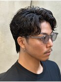 山田レン風パーマスタイル！アメカジ　ウルフパーマ