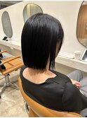 ぱつっと顎下３センチボブ＊【NICA溝の口店】