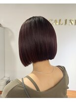 カリネバイフィエル(CALINER by Fier)&nbsp;西梅田駅 / プツッとボブ×ボルドーカラー