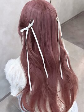 ジーナ 渋谷本店(Zina) 【 ピンクベージュ（ブリーチ2回）】