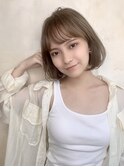 ミルクブラウン/ダークパープル/ナチュラルショート/夏/上尾