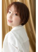 □艶髪カーキベージュマッシュルームヘア404志木10代20代30代