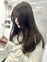アイシー 表参道(ICY)&nbsp;オリーブブラウン&ワンカールでできまるワンホンレイヤー