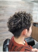 スパイキーショート×メッシュカラー