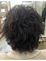 ヘアカロン 熊本本店(Hair CALON)&nbsp;メンズカットパーマ波巻きサーフカールスパイラルパーマ熊本下通