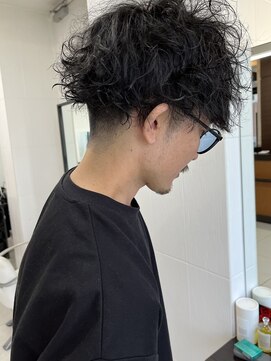 フラッグヘアー 博多駅前店(Flag HAIR) ツイストスパイラル ニュアンスパーマ メンズ メンズカット