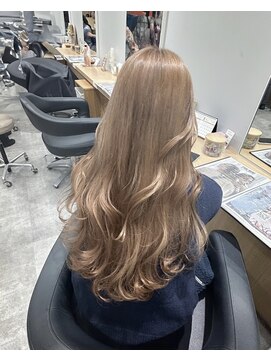 アヴァンス 京橋店(AVANCE) ハイライトカラーミルクティーベージュケアブリーチダブルカラー