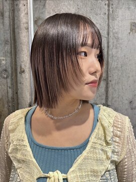 アース 高円寺店(HAIR & MAKE EARTH) 顔まわり可愛いボブ♪  【@mppp_32485】