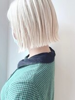 セイドット オモテサンドウ(Say. omotesando)&nbsp;Say.イメチェンホワイトブロンド外ハネボブ美髪ワイドバング原宿