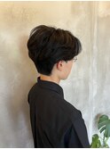 刈り上げないセンターパート 池袋 メンズパーマ