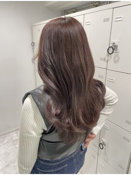 ジーナ 渋谷神南(Zina) ブリーチなし/ピンクブラウン/ピンクカラー/暖色カラー