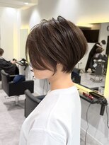 30代/40代/50代◎絶壁解消/白髪ぼかし/大人小顔ショート【湯本】