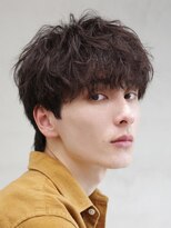 フィフスパーク(fifth PARK) 渋谷シャドウパーマ40%メンズマッシュナチュラルブラウンカラー