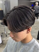エデアンルクラ 下通(EDEAN Leclat)&nbsp;熊本メンズヘア 流れる縮毛矯正 センターパート MEN'S HAIR