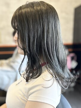 アグ ヘアー フォーキー 焼津店(Agu hair Forky) 透明感たっぷりの大人オリーブカラー