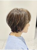 ハイライト×大人ショート