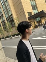 フランクスバーバー アンド ビアークラブ(FRANK'S BARBER and BEER CLUB)&nbsp;緩めパーマ　センターパート