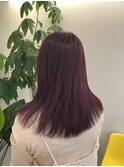 ブリーチなしダブルカラーで作るボルドー