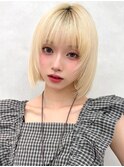 ブルーカラー/ワインレッド/チェリーレッド/フェザーショート