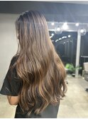 透明感フィヨーレカラーでグレージュヘアー