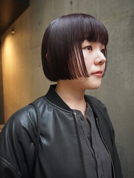 カシ 中目黒(CASI) 秋冬人気No.1 ミニボブで魅せる艶ボルドー